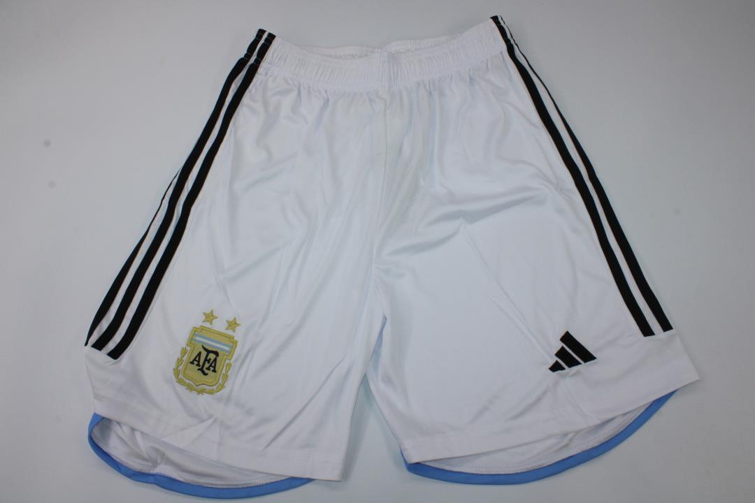 AAA Quality Argentina 22/23 White Training Soccer Shorts